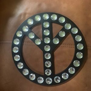 Hobby lobby peace sign with crystal gems